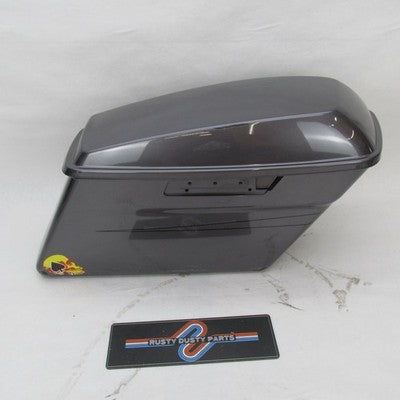 Harley OEM 14-Up Touring Right Saddlebag w/ Lid Metallic Gray 90200412