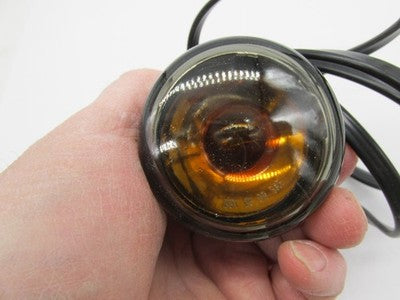 Harley Davidson Genuine NOS Front Turn Signal Smoked Black 69587-07