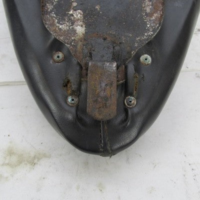 Vtg Selle Giuliari OEM Black Diamond Stitch Chopper Seat Made In Italy