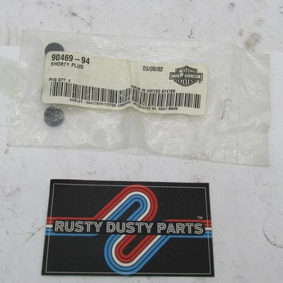 Lot of 3 Harley-Davidson OEM NOS Shorty Frame Plugs 90469-94