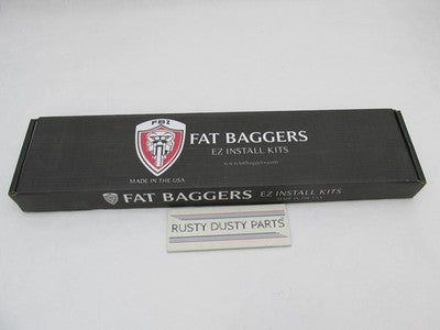 Fat Baggers NOS NIB 14" Chrome Handlebar Install Kit Touring 0662-0823