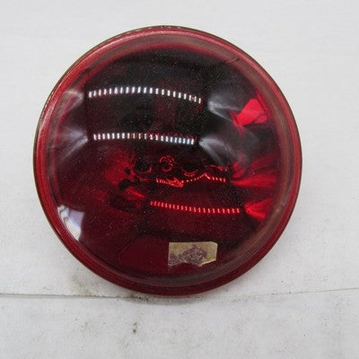 Vintage Harley Davidson OEM Single 12v Red Lens Pursuit and Spot Lamp