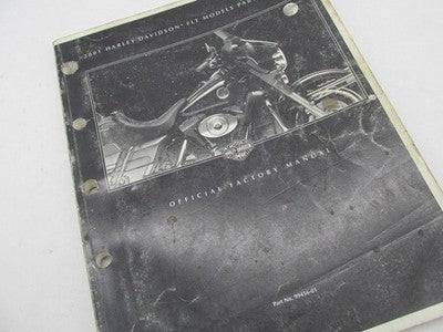 Harley-Davidson  Official Factory 2001 FLT Models Parts Catalog 99456-01