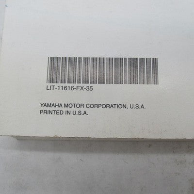 Yamaha OEM YFM350FX Service Manual LIT-11616-FX-35 LIT-11616-09-58