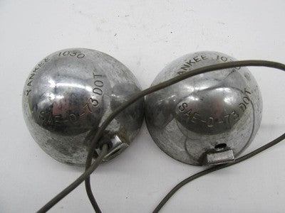 Pair of Harley Davidson Genuine Vintage Yankee 1030 Chrome Turn Signal