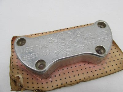 Harley Davidson NOS Aftermarket 1" Handlebar Riser Clamp Skull Crossbo