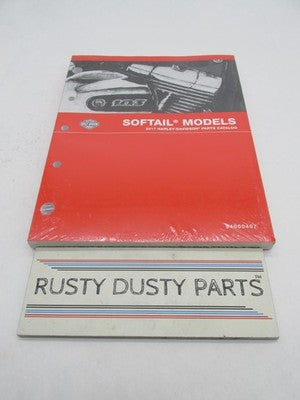 Harley Davidson Official Factory NOS Sealed 2017 Softail Parts Catalog