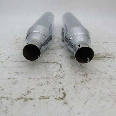 Pair of Harley Davidson OEM 18-28 Softail M8 Slip On Mufflers Chrome 6