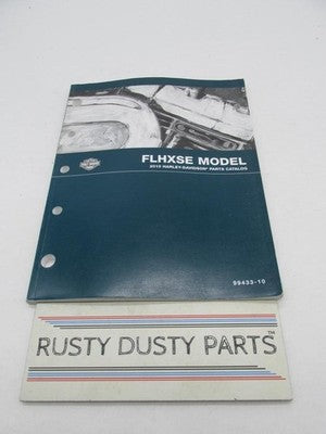 Harley-Davidson Official Factory 2010 FLHXSE Parts Catalog 99433-10