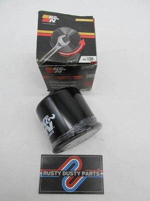 K&N Motorcycle Black Oil Filter KN-138