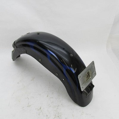 Harley Davidson Black Blue Flame Rear Wheel Fender 1994-96 Sportster 8