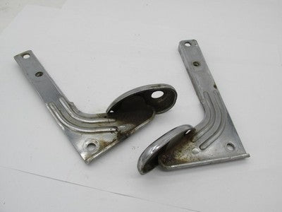 Pair of Harley OEM Panhead Shovelhead Spotlight Mounting Brackets *Cra