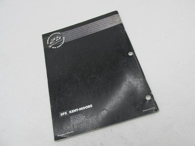 Harley Davidson Buell SPX Kent-Moore Special Service Tools Catalog