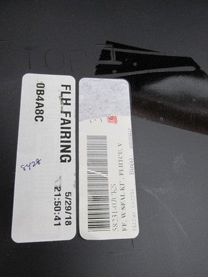 Harley Davidson Genuine NOS Black w/ Red Pin Batwing Fairing 58231-07C