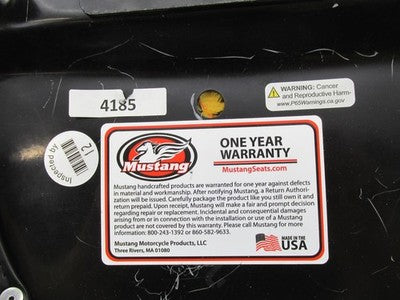 Mustang Indian Scout Bobber Diamond Stitched Touring Solo Seat 76842