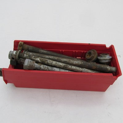 Large Lot Vintage BSA Triumph Rear Wheel Axles Spindles Spacers Hardwa
