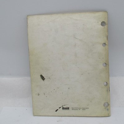 Harley Buell Official Factory 1995 S2 Thunderbolt Parts Catalog 99570-