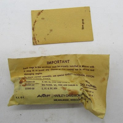 Harley Davidson Genuine NOS Piston Ring Kit .070 Oversize 22259-58A