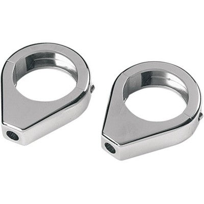Drag Specialties Turn Signal Fork Clamps 41mm - Chrome DS-222190