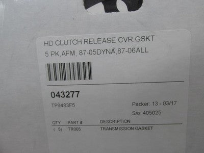 Lot of 4 Twin Power Harley Davidson Clutch Release Cover Gaskets 36801