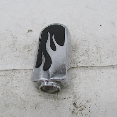 Harley Davidson OEM Single Chrome Flame FootPeg Dyna Sportster 50312-0