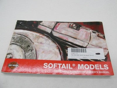 Harley Davidson Official Factory 2013 Dyna Models Owner's Manual 99469