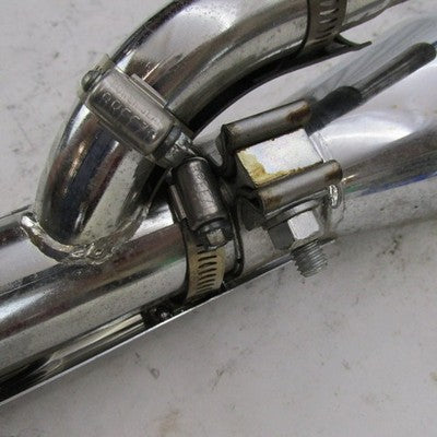 Harley Davidson OEM Chrome Right Hand Exhaust Muffler w/ Header Pipe 6
