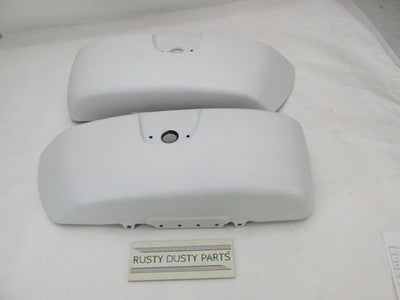 Indian OEM Saddlebag Lids Left/Right PAIR, White Smoke 5455127-675 | 5