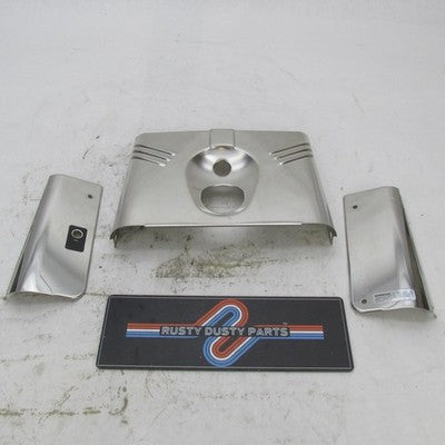 Harley OEM Chrome Nacelle Fork Cover Kit Sftail FLSTC 67808-86 67821-8