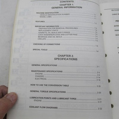 Yamaha YFM400FWAM © Service Manual Operator Guide LIT-11616-13-21 5GH