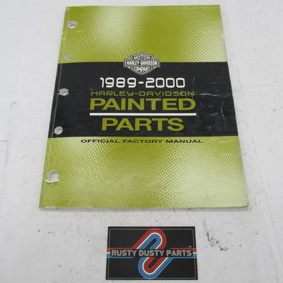 Harley Davidson OEM 1989-2000 Painted Parts Official Factory Manual 99