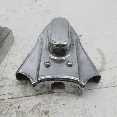 Pair Kuryakyn 8200 OEM Chrome Swingarm Axle Covers Harley Softail EVO