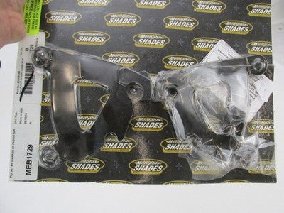 Memphis Shades Harley 06+ FXDWG Plate for Road Warrior Fairing Black M