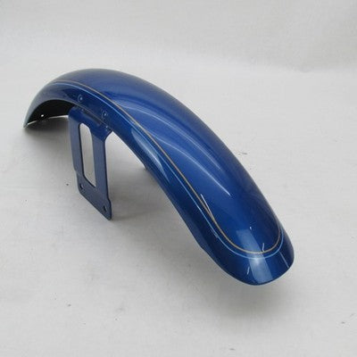 Harley OEM 1996 Dyna FXDL Front Fender States Blue Pearl Pinstripe 589
