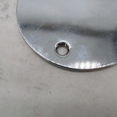 Harley Davidson 3-3/4" 3.75" Chrome 3-Hole Timing Points Cover Round P