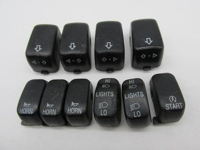 Mixed Lot of 10 Harley-Davidson Stock Handlebar Control Switch Buttons