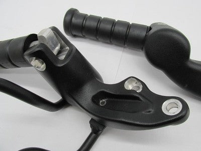 Set of Indian Genuine OEM Scout Sixty Bobber Black Passeneger Footpegs