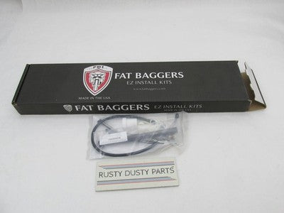 Fat Baggers NOS NIB Handle Bar Install Kit +4"  Black Touring 0662-082