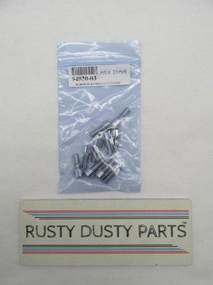Lot of 10 Harley-Davidson Genuine NOS Allen Head Chrome Plated Screws