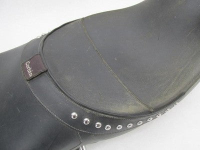 Corbin Harley Davidson 1996-03 Dyna FXD Leather Studded Seat with Grab Bar