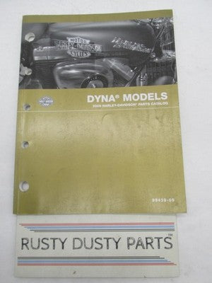 Harley-Davidson Official Factory 2009 Dyna Models Parts Catalog 99439-
