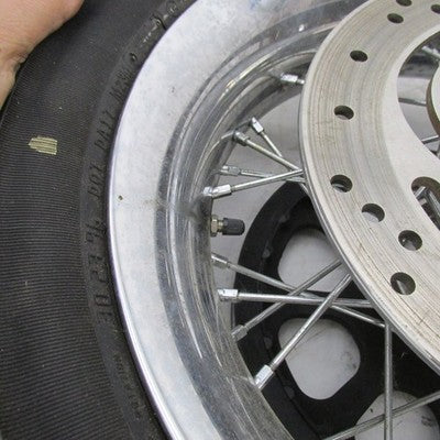 Harley OEM 06 Dyna Rear Smooth Laced 17x4.5" Wheel w/ Tire Rotor & 70T