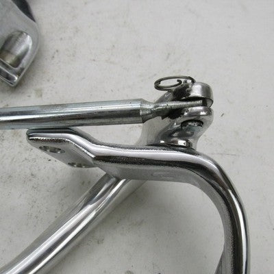 Harley Davidson OEM Chrome Mid Control Footpegs Kit 91-05 DYNA 33693-0