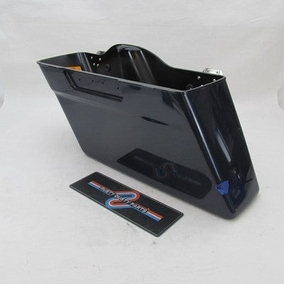 Harley OEM 93-13 Touring FLHX Lower Saddlebag Dark Blue Pearl 90867-08