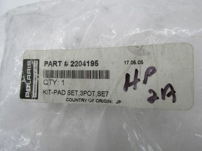 Polaris NOS OEM Victory Brake Pad Kit 2204195