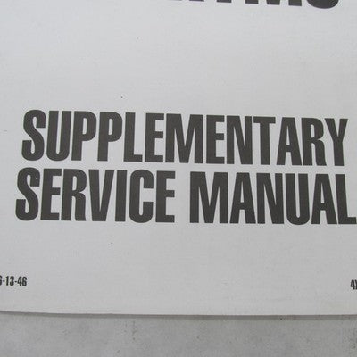 Yamaha OEM Supplementary Service Manual YZF-R1M/C 4XV-28197-E1 LIT-116