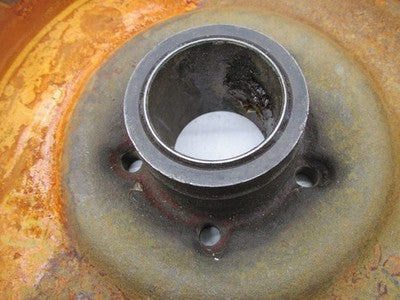 Harley Davidson Genuine Panhead Shovelhead Black Front Drum Brake Hub