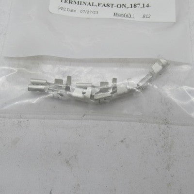 Lot of 5 Harley-Davidson OEM NOS .187 Fast-On Terminals 14-18 Gauge 72