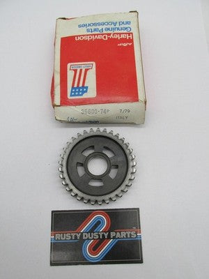 Harley Davidson Genuine NOS 1st Gear Countershaft SS SX 250 35600-74P
