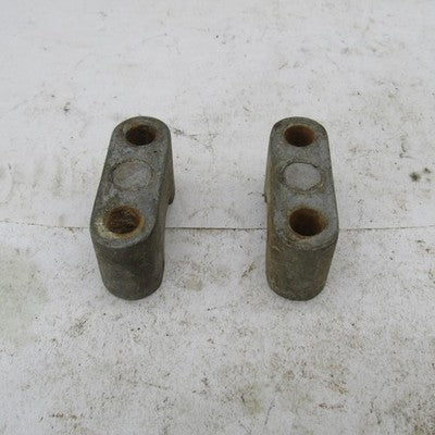 Pair of Triumph BSA OEM Brake Fork Leg Axle Caps 97-4456 97-4457